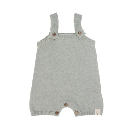 Ogrodniczki Baby Knitted GOTS, Garden Explorer aqua grey / Lassig 1531004565