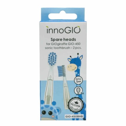 Wymienne końcówki do szczoteczki GIOgiraffe BLUE /GIOgiraffe