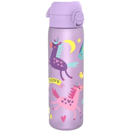 Wąska butelka na napoje - Unicorns, 500ml / ION8®  I8RF500PPUNIC