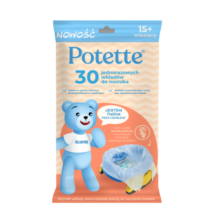 Wkłady jednorazowe do Nocnika 30 szt. / Potette Plus