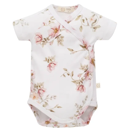 Body organic cotton krótki rękaw - WILD ROSE / YOSOY