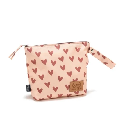 Wodoodporna kosmetyczka - HEARTBEAT PINK / La Millou