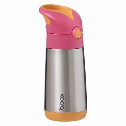 Termobutelka ze słomką STRAWBERRY SHAKE 350 ml / b.box