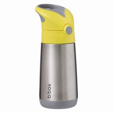 Termobutelka ze słomką LEMON SHERBET 350 ml / b.box