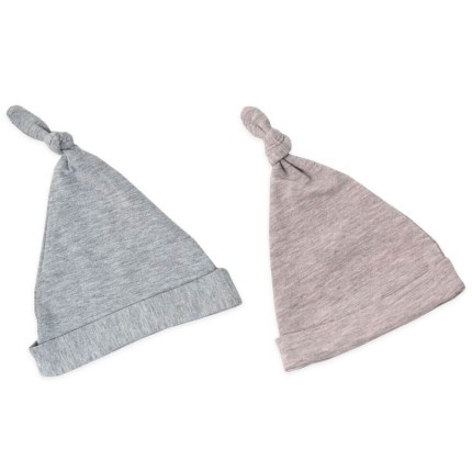 Czapeczka Krasnal 2-pack Jasny szary-róż / Sleepee