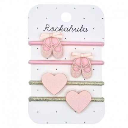 4 gumki do włosów Ballet Shoes Ponies / Rockahula Kids