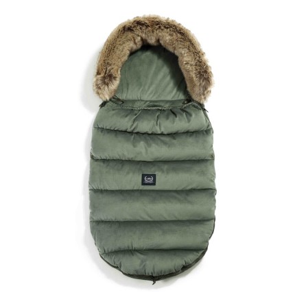 Śpiworek do wózka UNI Velvet - KHAKI / La Millou