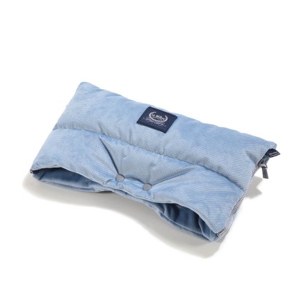 Mufka do wózka Velvet, WIND BLUE / La Millou