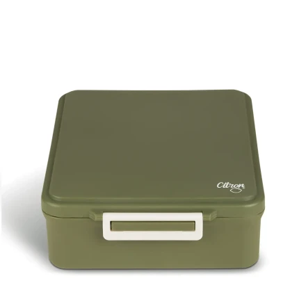 Grand lunch box z termosem - Green / Citron