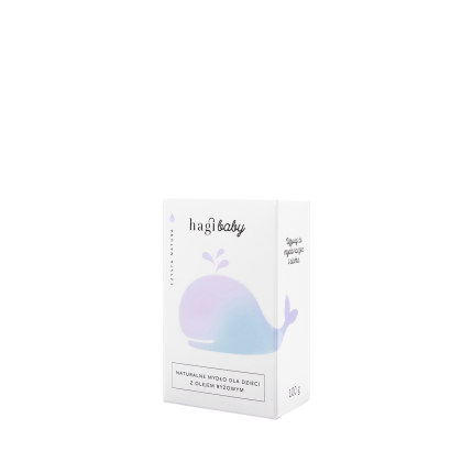 Naturalne mydło dla dzieci z olejem ryżowym, 100 g / Hagi Cosmetics