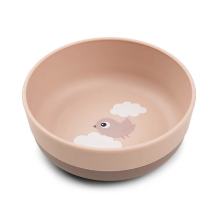 Miska dla dziecka Foodie Happy Clouds - Powder / Done by Deer