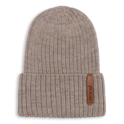 Czapka Beanie Merino MOKKA / Pink no more