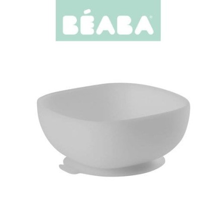 Silikonowa miseczka z przyssawką grey / Beaba