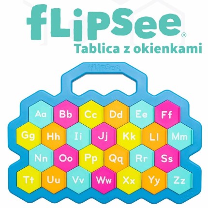 Flipsee Tablica z okienkami - Alfabet / Mobi