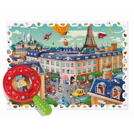 DETECTIVE PUZZLE - puzzle, gra detektywistyczna - MIASTO / Ludattica