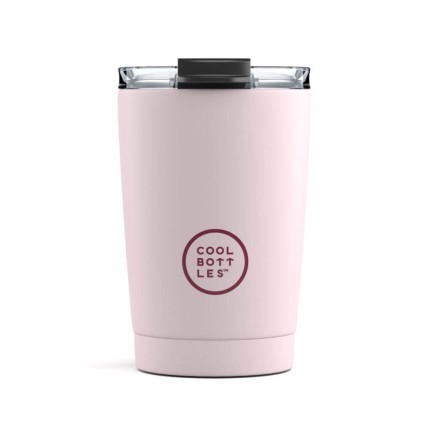 Kubek termiczny Triple cool - Pastel Pink, 330ml / Cool Bottles