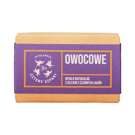 Owocowe - naturalne mydło w kostce, 110 g / Mydlarnia Cztery Szpaki
