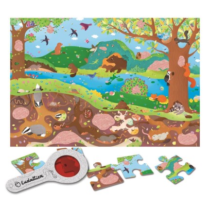 SECRET PUZZLE - puzzle z tajemnicą - POD ZIEMIĄ I W KRYJÓWKACH / Ludattica