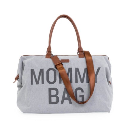 Torba Mommy Bag Kanwas Szara / Childhome