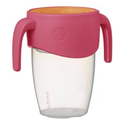 Kubek treningowy 360° - niekapek, strawberry shake / b.box