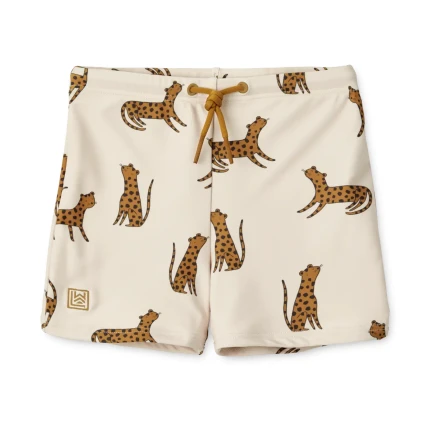 Spodenki kąpielowe UV Otto - Leopard, sandy / Liewood