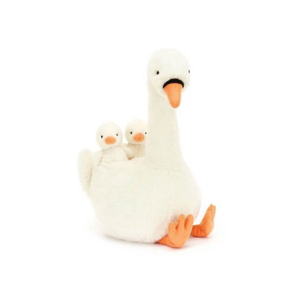 Łabędź z Maleństwami 39 cm / Jellycat