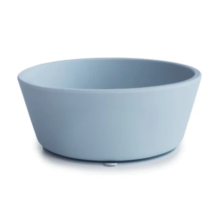 Miseczka silikonowa z przyssawką - Powder Blue / Mushie