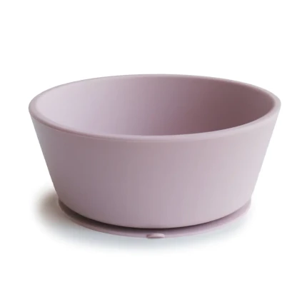 Miseczka silikonowa z przyssawką - Soft Lilac / Mushie