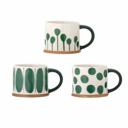 Zestaw kubków Linora - Green / Bloomingville Mini