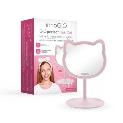 GIOperfect lusterko różowy kotek / innoGIO
