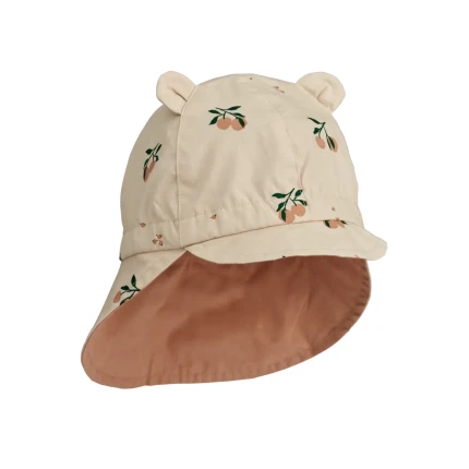 Letni dwustronny kapelusz Gorm: Peach Seashell, pale tuscany / Liewood