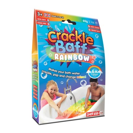 Strzelający proszek do kąpieli Crackle Baff Colours 6 użyć 6 kolorów 3+ / Zimpli Kids
