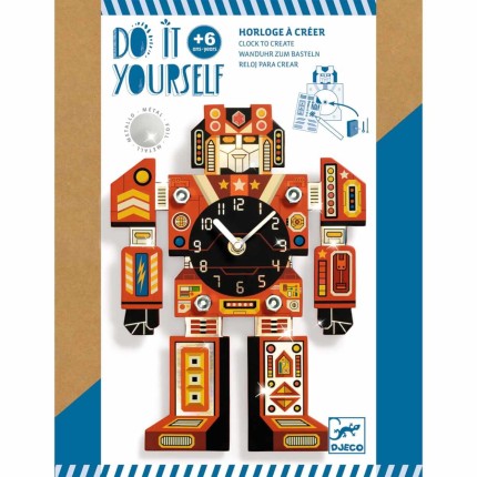 Zrób to sam - ZEGAR ROBOT 6+ / Djeco