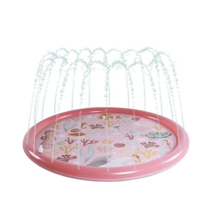 Mata wodna Pink Ocean Dreams 150 cm / Little Dutch
