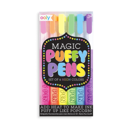 Magicznie Puchnące Flamastry z Efektem 3D, Magic Puffy / Ooly
