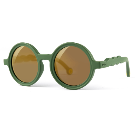 Okulary Round Cactus Green Polarized 0-3 / Olivio & Co