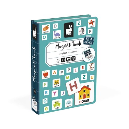 Magnetyczna układanka Alfabet  Magnetibook  / Janod J02712