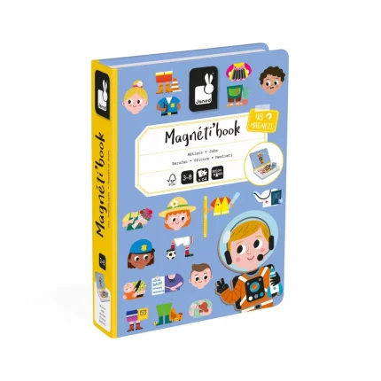 Magnetyczna układanka Zawody Magnetibook  / Janod J02597