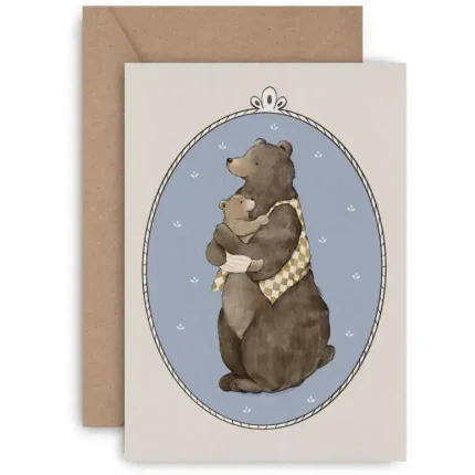 Kartka dla taty – Daddy Bear / Mommy Planner