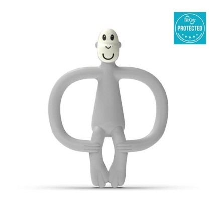 Gryzak masujący ze szczoteczką BioCote Grey / Matchstick Monkey