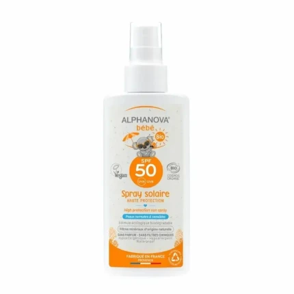 Przeciwsłoneczny spray o wysokim filtrze SPF 50 SUN, 125ml / Alphanova Bebe