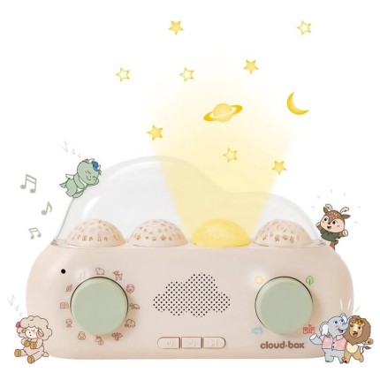 Muzyczny projektor z bajkami CloudBox, wersja polsko-angielska / Cloud b