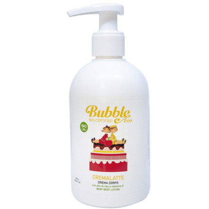 Organiczny Balsam Nawilżający do Ciała dla Dzieci, 250 ml, 0m+ / Bubble&CO