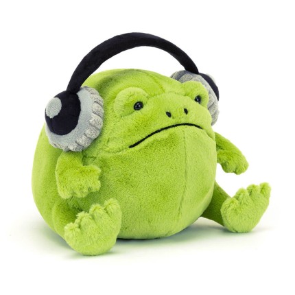 Deszczowa Żaba Ricky ze Słuchawkami 15 cm / Jellycat