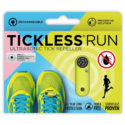 Ultradźwiękowe urządzenie chroniące przed kleszczami TICKLESS® Run UV Yellow
