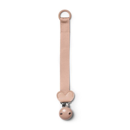 Drewniana zawieszka do smoczka - Blushing Pink Heart / Elodie Details