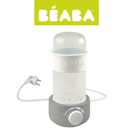 Podgrzewacz i sterylizator parowy do butelek i słoiczków Babymilk Second grey / Beaba