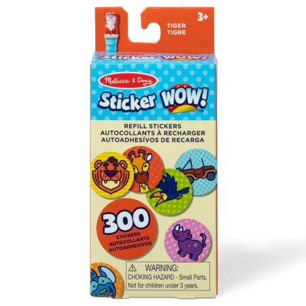 Naklejki uzupełniające Sticker Wow - Tygrys, 300 szt. / Melissa & Doug