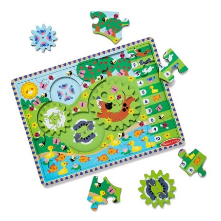 Drewniana układanka zwierzęta / Melissa & Doug