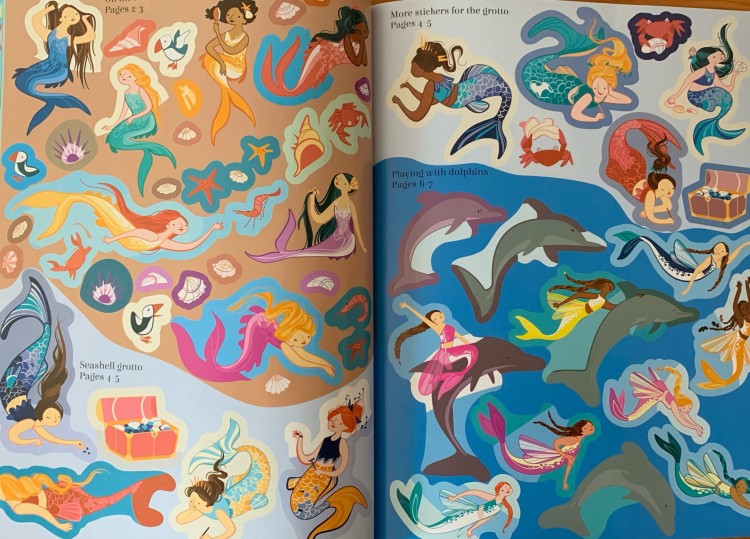 Mermaids sticker book / Wydawnictwo Usborne